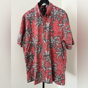 🏝 Reyn Spooner Palm Tree Aloha Shirt | 2XL Classic Fit | Island Vibes